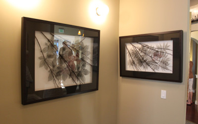 Leaves Under Glass
