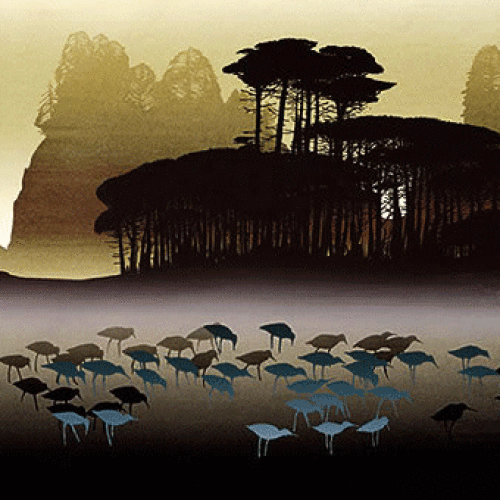 Artist : Elton Bennett : Title : Hurry Feet : YEAR: 1970 : DIMENSIONS: H 19