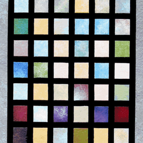 ARTIST: GENE SORENSEN TITLE: Squares 2 YEAR: 2012 : DIMENSIONS: H 36 W 24 : MEDIAN: Acrylic on Canvas