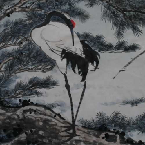 Pine and Crane