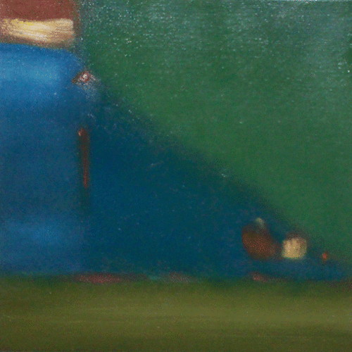 ARTIST: SCOTT J. MORGAN TITLE: OPEN SEASON : 1 YEAR: 2009 : DIMENSIONS: H 8 W 8 MEDIAN: Oil on canvas