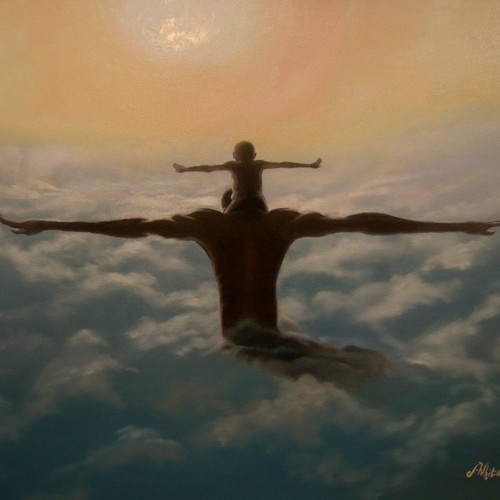 Title :: Spread your wings Dimensions :: 24x30 Medium :: oil on canvas 