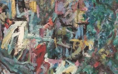 Milt Simons :: Day Street South:: 38 x31 :: Oil on canvas :: 1961