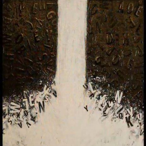Yakime Brown  You Talk Too Much 2014  Acrylic on Canvas  30x30