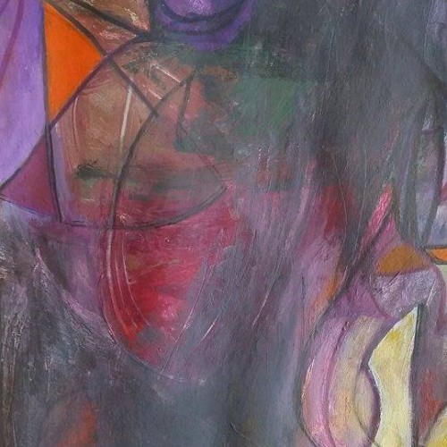 Vic Wade :: How to Make Love to a Bride in a Bridal Kitchen:: 22 x 30 :: Acrylic on watercolor paper :: 2014