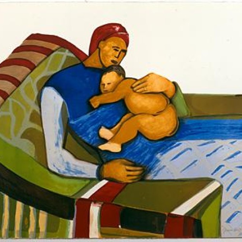 Gwendolyn Knight, Lullaby, 1992_Lithograph