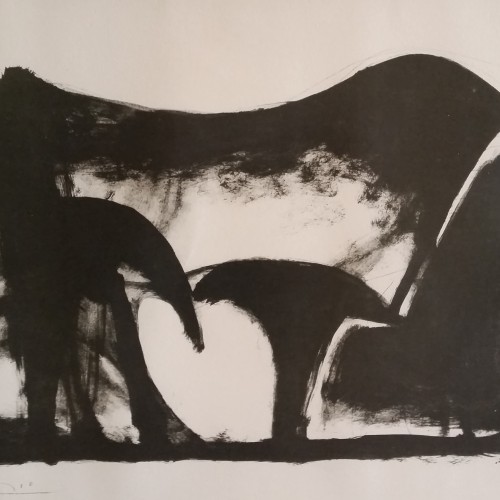 Pablo Picasso :: Le Taureau Noir Bull (The Black Bull)