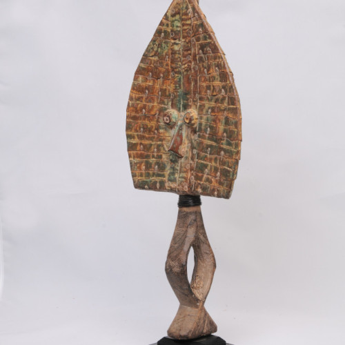 Fang Mahonqwe reliquary figure, Gabon, single face