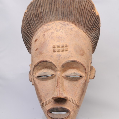 Punu dance mask, Gabon (with beard)