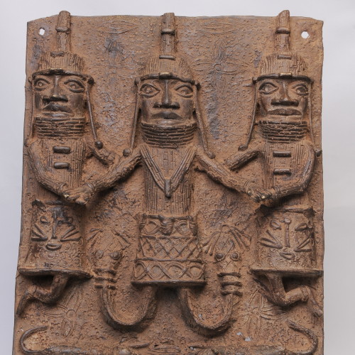Benin Bronze plaque full