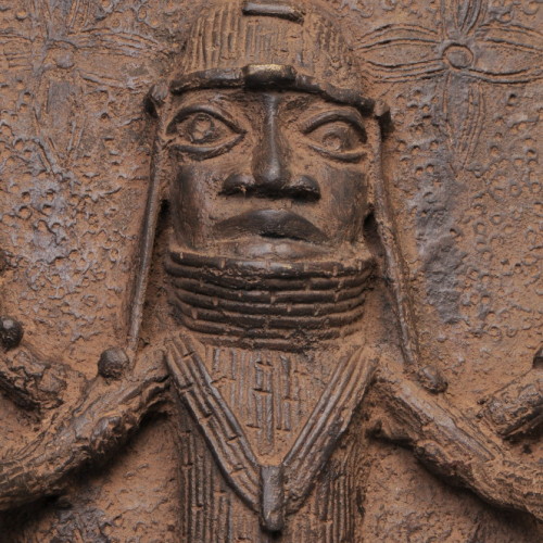Benin Bronze plaque center