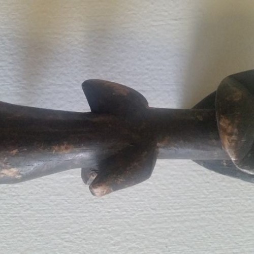 Ceremonial spoon back top handle