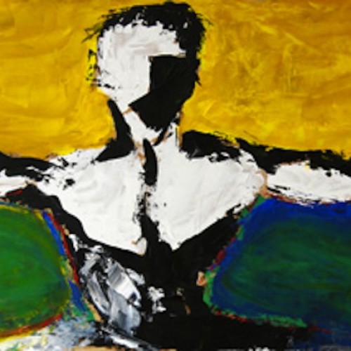 El Campeon II, Acrylic on Wood, 93x52, 2009