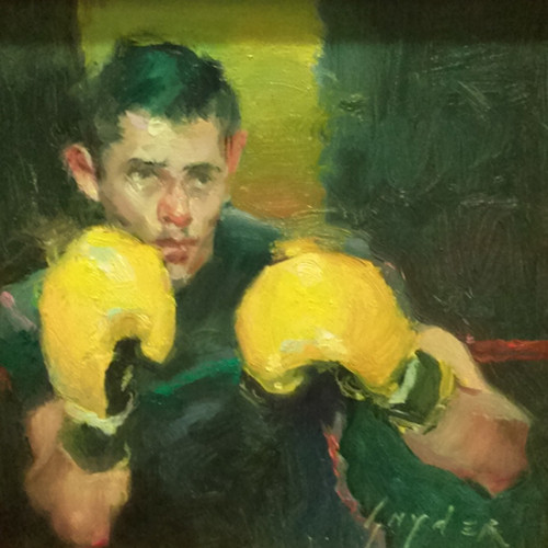 Stinger, Oil on Canvas, 6x6, 2015