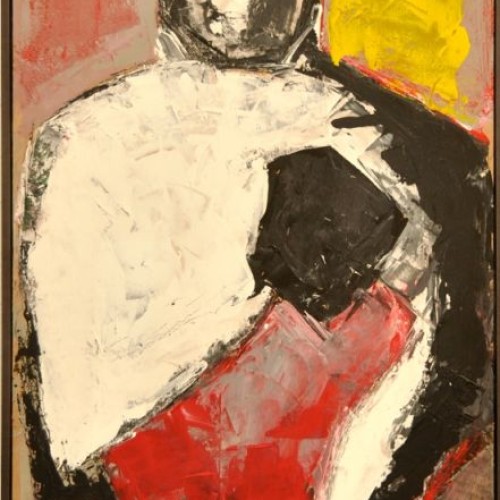 Unyielding, Acrylic on Wood, 36x84, 2011