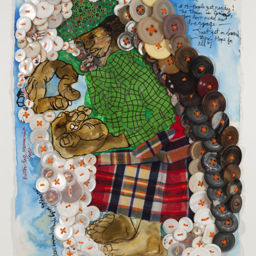 Robinson The Millennium Series Number 13 People Get Ready  mixed media l 15x11 l 2011