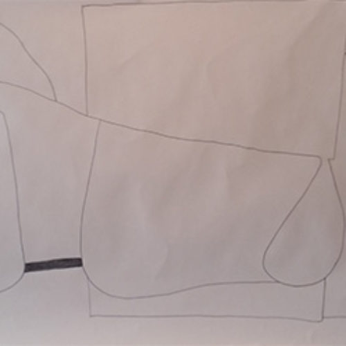 Colossus | Graphite Line Drawing | 2016 | 146 x 42