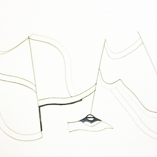 WB_HighHeelSneakers 22x30 l 2016 l graphite line drawing