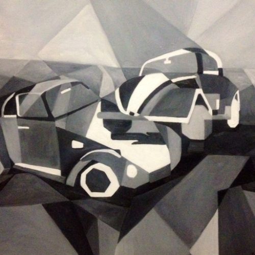 The VW l 16x20 l 2016 l oil on canvas
