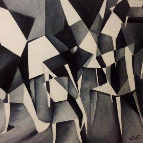 chairs 1 l oil on canvas 16x20 2016