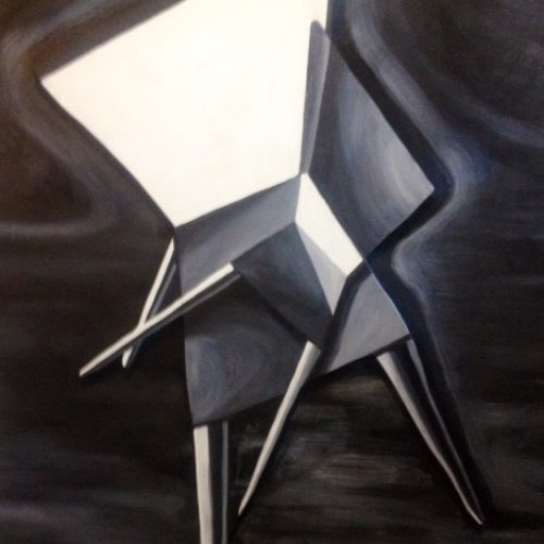 The Caretaker l oil on wood 28x40 2016