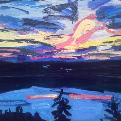 12x12 Gerry Collins2 acrylic on canvas